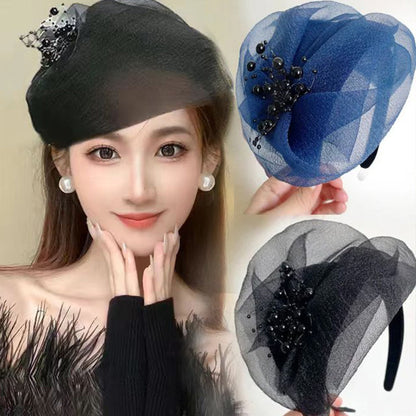 Vintage Organza Fascinator Headband