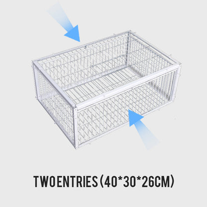 AutoTrap Bird Cage Rabbit Cage Mouse Cage - Enter Only, Do Not Leave