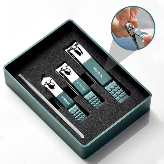 Gift Choice - Splash-proof Nail Clipper 4pcs Set