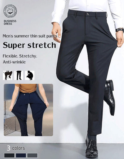 🆒Easter sale 40% OFF!🌞Men's Summer Thin Suit Business Pants