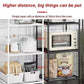 Multi-Tier Storage Shelf with Sliding Wheels
