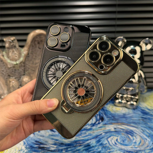 Phone Case with Gyroscope Stand for iPhone Series