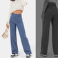 High - Waisted Elastic Casual Pants