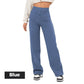 High - Waisted Elastic Casual Pants