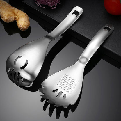 🥄🥣5-in-1 Multi-Function 304 Stainless Steel Kitchen Spoon | Strainer, Grinder, Egg Separator🍾