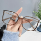 Women's Fashion Large Frame HD Anti-Blu-Ray Glasses