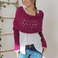 💝Gift Idea Hot sale 50% OFF🔥Women’s Knitted Cut-Out Shawl Poncho Wrap