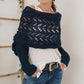 💝Gift Idea Hot sale 50% OFF🔥Women’s Knitted Cut-Out Shawl Poncho Wrap