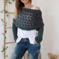 💝Gift Idea Hot sale 50% OFF🔥Women’s Knitted Cut-Out Shawl Poncho Wrap