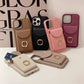 Phone Case with Card Holder & Ring Stand for iPhone