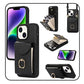 Phone Case with Card Holder & Ring Stand for iPhone