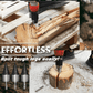 🪓⚡Drill-Attach Log-Splitter Cone-Bit Kit | No Need for Bulky, Expensive Stand-Alone Splitting Equipment🌳