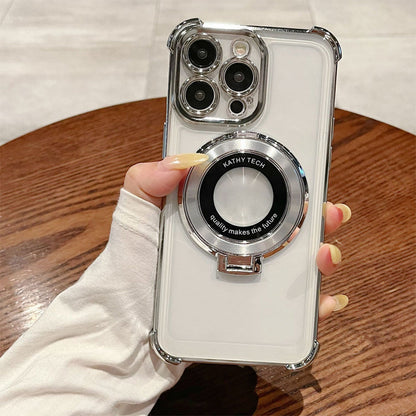 🔥Limited Time 50% OFF🔥Magnetic Lens Protective Phone Case with Stand