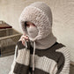 🔥Women's Winter One-Piece Knitted Beanie Scarf Mask 3-in-1 Balaclava