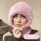 🔥Women's Winter One-Piece Knitted Beanie Scarf Mask 3-in-1 Balaclava