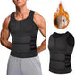 🔥 2026 Sale — Over 12,000 Sold!🔥 Men's Shapewear Sauna Vest – Double Belt Waist Trainer 💪