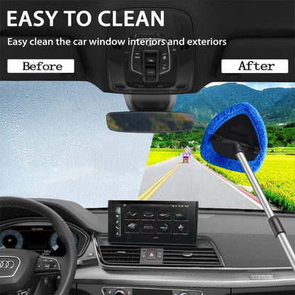 📢 Hurry up! Limited stock available—while supplies last!⏰Car Windshield Cleaning Tool Set - Extendable & 180° Rotatable🔥40% off!