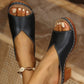 🌸Summer Hot Sale 50%OFF🌸Chunky Heel Slip-on Platform Sandals