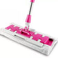 🏆Flat Mop with Stainless Steel Handle, come with Reusable Washable Mop Cloths