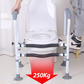 🚽🛠️Toilet Safety Rails for Elderly Parents | No Drilling | 550lb Stable Support🔧