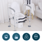 🚽🛠️Toilet Safety Rails for Elderly Parents | No Drilling | 550lb Stable Support🔧