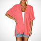 🏖️New arrival 40% OFF!🌊2026 Stylish Flowy Short Sleeve Cardigan – Lightweight, Breezy, Versatile Layering Piece 🌸