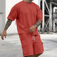 👕New arrival 40% OFF!🩳Men's Casual Short Sleeve T-Shirt Shorts Set