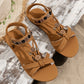 Limited Time Offer ⏰✨Women's Round Toe Flat Breathable Sandals