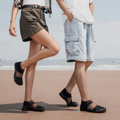 🏖️40% OFF NOW! 👟 Breathable Anti-Slip Outdoor Beach Shoes – Mesh + Knit Upper, Slip-On & Anti-Slip Sole 🌊