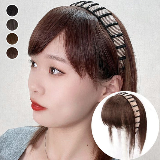 🔥50% off while supplies last⏰Synthetic Hair Fringe with Hair Band（Limited stock🎁）