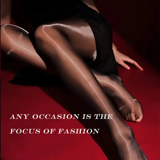 🎁Limited stock available—grab yours now!💜Shiny Sheer Pantyhose for Women