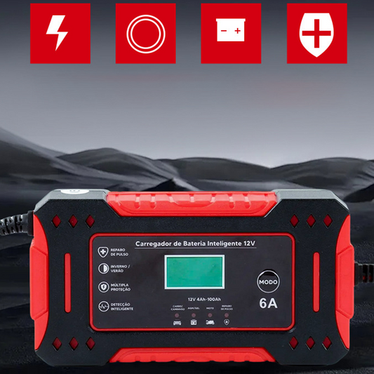 🛵40% OFF!⚡Smart Battery Charger for Car & Motorcycle