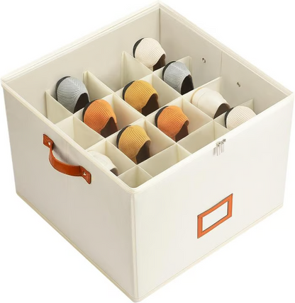 ⏳Limited stock available—grab yours now!🔥Oxford Fabric Foldable Design Shoe Organizer, Storage Box