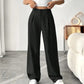 👖New arrival 40% OFF!💝Women's High Waisted Straight Leg Work Trousers with Side Pockets -✨Smart & Casual Look for Office and Beyond