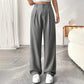 👖New arrival 40% OFF!💝Women's High Waisted Straight Leg Work Trousers with Side Pockets -✨Smart & Casual Look for Office and Beyond