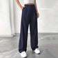 👖New arrival 40% OFF!💝Women's High Waisted Straight Leg Work Trousers with Side Pockets -✨Smart & Casual Look for Office and Beyond