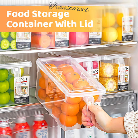 📢 49%off! Limited stock available—while supplies last!⏰Transparent Food Storage Container with Lid