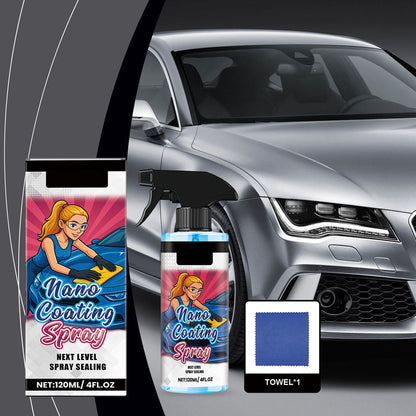 🚗 BUY 2 GET 1 FREE! ✨ High-Gloss Polishing Spray—Long-lasting UV protection/water-repellent, compatible with paintwork, rims, and glass. Instantly transforms beginners into maintenance pros!🚗💫