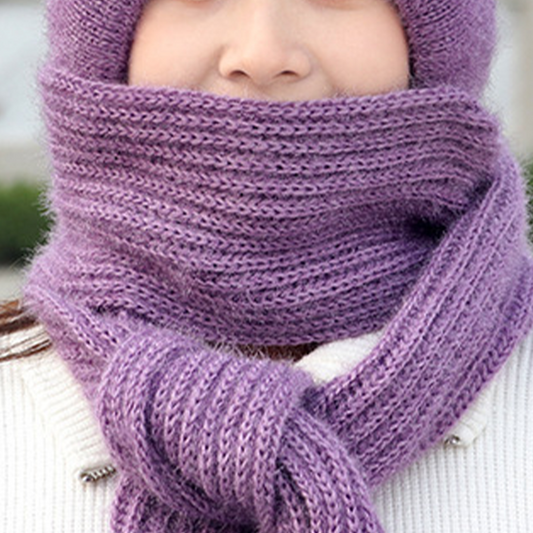 🎅 Fall/Winter Specials🔥All-in-One Knit Hat & Scarf