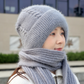 🎅 Fall/Winter Specials🔥All-in-One Knit Hat & Scarf