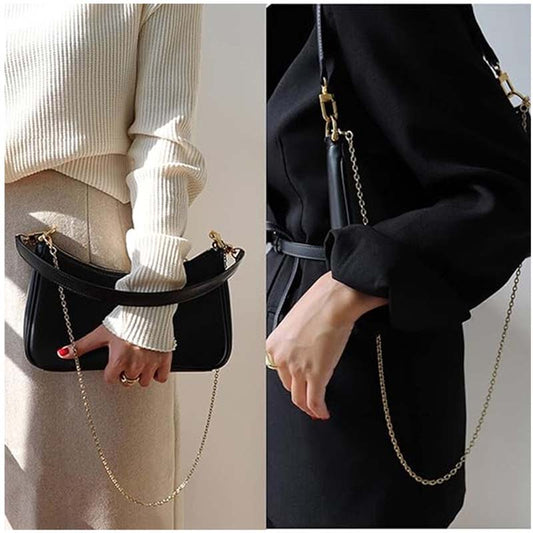 👜 40% OFF NOW! ✨ Women's Underarm Clutch Bag - 2 Removable Straps & Premium Vegan Leather for Versatile Day-to-Night Style 🌙🌟
