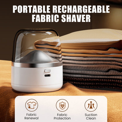 🧶 50% OFF NOW! ✨ Portable Rechargeable Fabric Shaver - 3-Speed Settings with LED Light for Sweaters & Upholstery Care 🔋✨