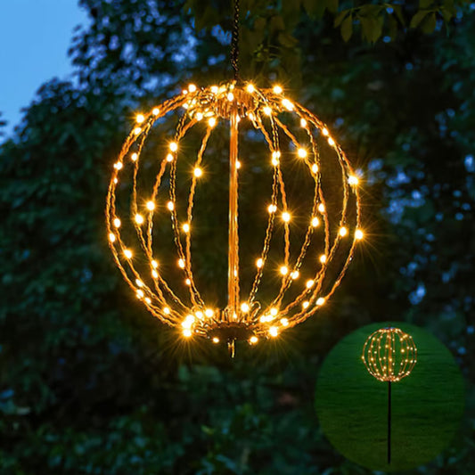 🪂🌕Collapsible Rust-Resistant LED Sphere Light | 360° Soft-Glow Ambient Decor Light🎄