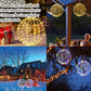 🪂🌕Collapsible Rust-Resistant LED Sphere Light | 360° Soft-Glow Ambient Decor Light🎄
