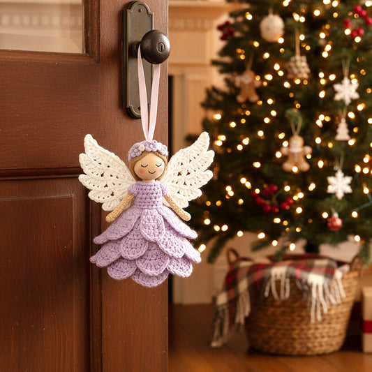 🎁 Christmas Sale 40% off 🎅DIY Crochet Angel Ornament Kit for Beginners
