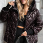 🖤Christmas sale 40% off🔥Warm and casual cotton hooded jacket for women