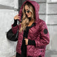 🖤Christmas sale 40% off🔥Warm and casual cotton hooded jacket for women