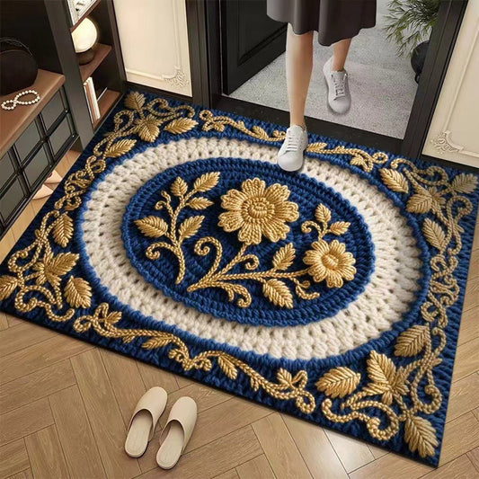 🦌 Christmas Special 50% Off 🏵️ Fabric Floral Doormat