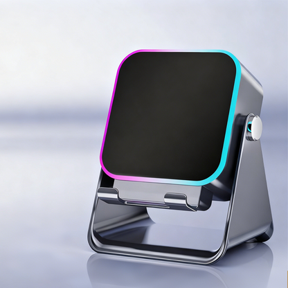 📱Christmas sale – up to 40% off🎶5-in-1 Wireless Induction Bluetooth Speaker with Adjustable Phone Stand