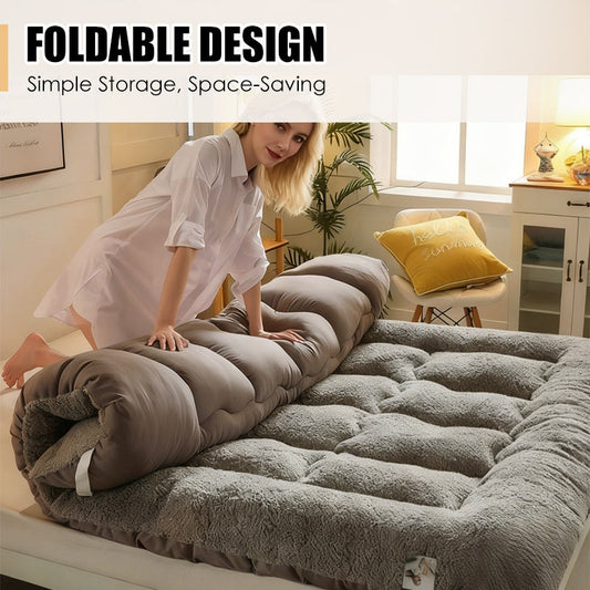 🛏️New arrival 40% OFF!☁️ Supportive & Warm Thick Bed Mattress Pad – Extra Comfort, Breathable & Machine Washable 🧼